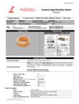 TART SHELL VANILLA MED ROUND 2.24" 120/CASE LA ROSE NOIRE nutrition