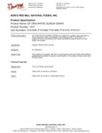 Bob's Red Mill Organic White Quinoa Nutrition Sheet Bob's Red Mill Organic White Quinoa Nutrition Sheet