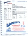 Spec Sheet Code 603 Spec Sheet Code 603