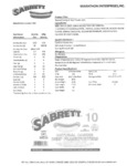 Spec Sheet Code 605 Spec Sheet Code 605