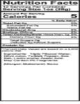 Belosa 375 mL Spicy Dirty Martini Juice Nutrition Information