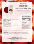 Strawberry nutrition perfect puree Strawberry nutrition perfect puree