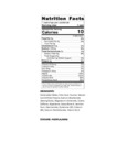 Sugar Free Red Bull Nutrition Label