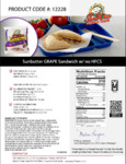 Sunwise Sun-butter & Grape Uncrustable Nutrition