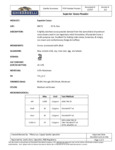 Superior Dutch Cocoa Specs / Nutrition
