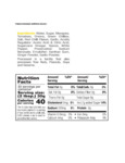 Ashoka Tango Mango Dipping Sauce Nutrition Information