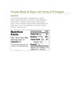 Nutrition Sheet