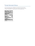 Nutrition Sheet