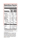 Thaiwala Original Thai Tea 1:1 Concentrate Nutrition Information