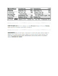 Tofurky Italian Sausage Nutrition