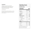Torani Puremade White Chocolate Nutrition and Ingredients