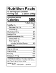 White Toque Tostones Nutrition