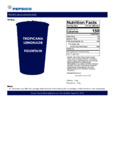 Tropicana Lemonade Nutrition Sheet