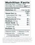 Tulkoff Chipotle Aioli Nutrition
