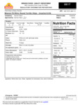 Mission Unsalted White Tortilla Chips Nutrition Information