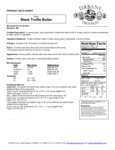 Black truffle butter nutrition