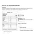 Bossen Vanilla Powder Drink Mix Nutrition