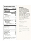 White Lily Self-Rising Buttermilk Cornmeal Nutrition