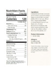 White Lily Self-Rising CornmealNutrition 