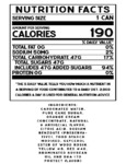 Wild Bill's Orange Cream Nutrition Wild Bill's Orange Cream Nutrition