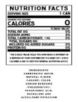 Wild Bill's Zero Sugar Cola Nutrition
