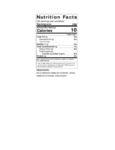 Wild Hibiscus 3.4 oz. Hibiscus Floral Extract Nutrition Information