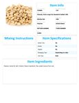 Wricley 15 lb. Extra Large Peanuts Nutrition