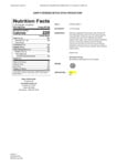 Zapp's Voodoo Potato Chips 1.5 oz. Nutrition Information