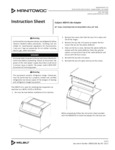 Manitowoc K-00471 Instructions