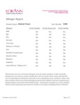 LorAnn Oils Walnut Super Strength Flavor Allergen Statement