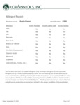 LorAnn Oils Apple Super Strength Flavor Allergen Statement