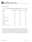 Allergen Statement