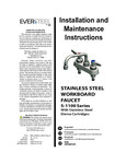 STAINLESS STEEL WORKBOARD FAUCET S-1100 Series