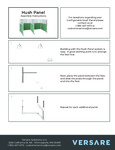 Versare Hush Panel Assembly Instructions