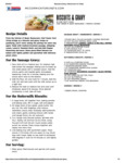 Biscuits and Gravy Recipe