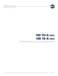 10307690-USER MANUAL-ENG ITA-HD 10-A MK5 10307690-USER MANUAL-ENG ITA-HD 10-A MK5