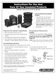 Cleaning Instructions