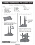 Carlisle Janitorial Cart Assembly Instructions