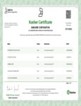 Kargher Kosher Certificate