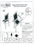 10555DK Sling&Eucalyptus arm chairs assembly instructions