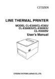 Citizen Thermal Printer Manual