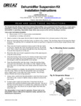 106773 Revolution Commercial Dehumidifier Suspension Kit Installation Instructions 106773 Revolution Commercial Dehumidifier Suspension Kit Installation Instructions