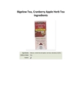 Ingredients