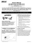 110133 LGR 3500i Dehumidifier Owners Manual