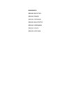 110TAZ0108 Ingredient List