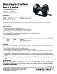 LIGHT DUTY HAND CRANK HOSE REEL manual