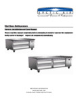 123ARCB36 Chef Base Fridges Manual 123ARCB36 Chef Base Fridges Manual