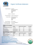 Clif_14534_Mondelez Global Direct Organic Certificate, OSPS
