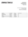 Ingredient Sheet Ingredient Sheet