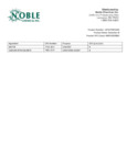 Ingredient Sheet